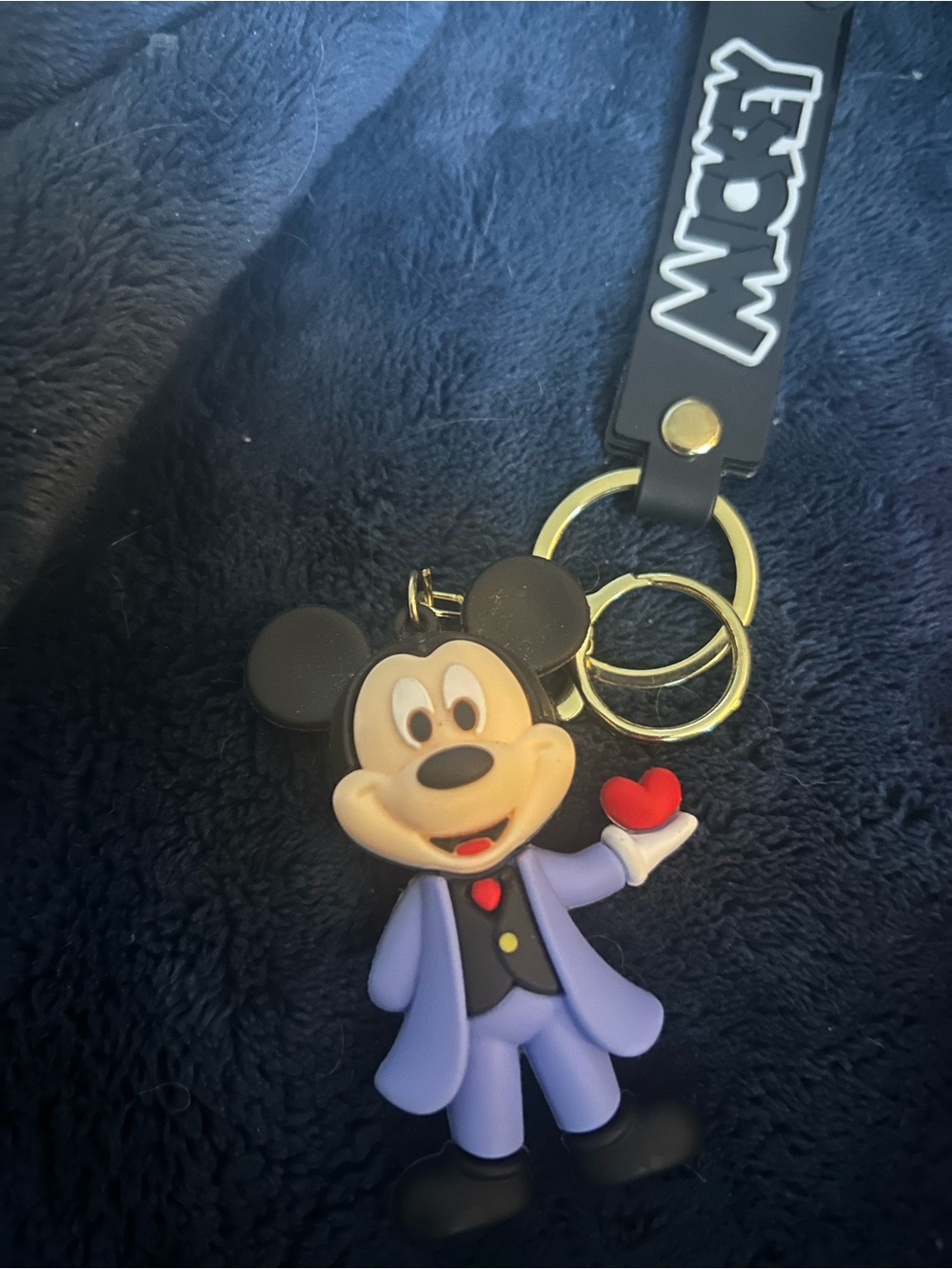 Mickey Mouse wristlet keychain